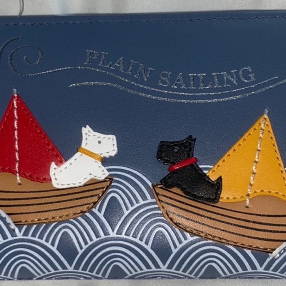 NEW RADLEY LONDON Dog Sailing black white